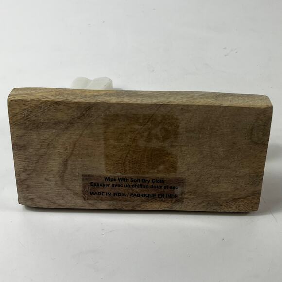 Carved Marble Bunny Rabbit Decor Shelf Desk Cabincore Easter Gift Home Display - Picture 6 of 11